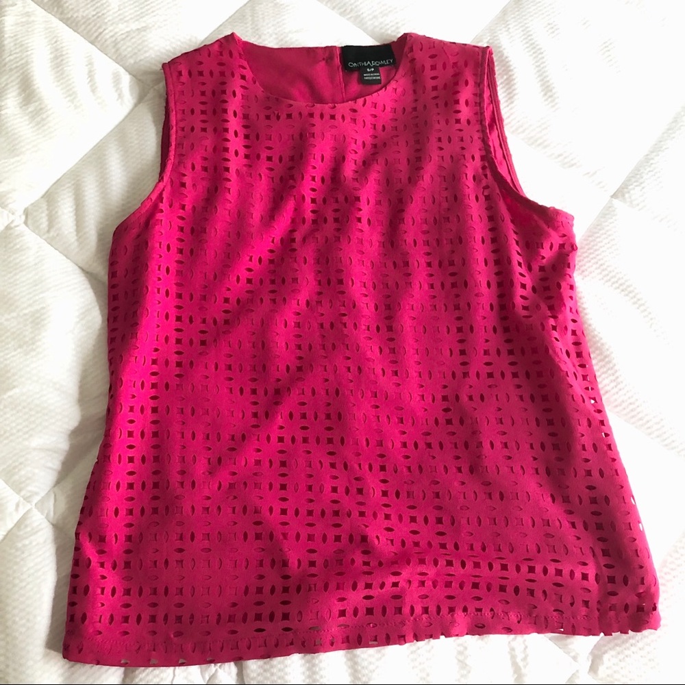 Cynthia Rowley sleeveless blouse Size S